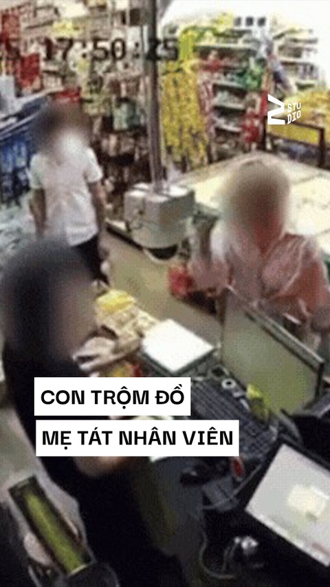 Người mẹ tát nhân viên siêu thị vì bị nhắc nhở con trộm đồ