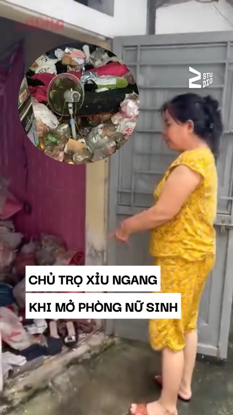 Chủ trọ 'khiếp vía' sau khi mở cửa phòng của nữ sinh viên