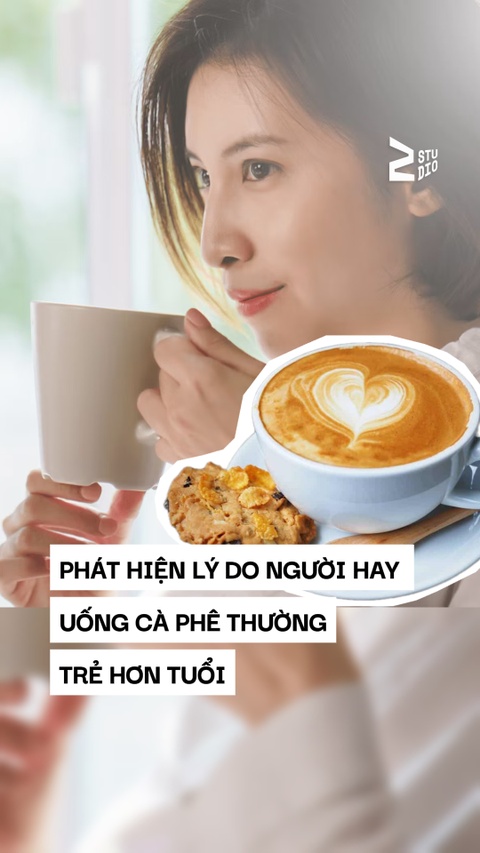 Phát hiện lý do người hay uống cà phê thường trẻ hơn tuổi